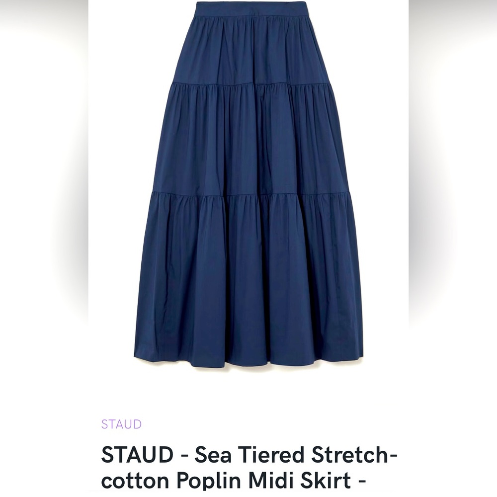 Beautiful STAUD skirt. Worn twice. Perfect for dress up or casual.